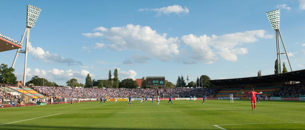 Das Jahn-Stadion in Berlin.