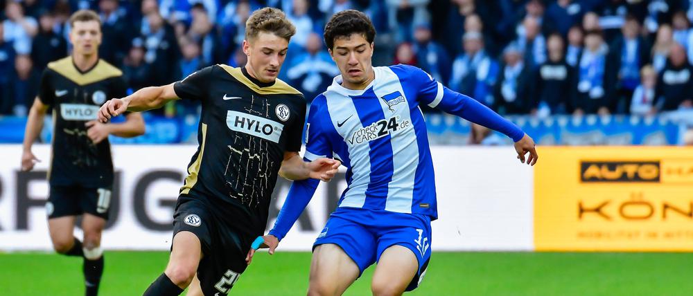 Ibrahim Maza (r.) und seinen Kollegen gelang am Sonntag nicht viel.