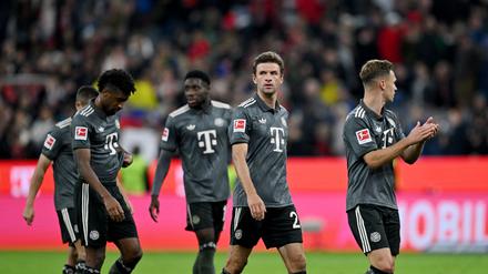 Geht beim FC Bayern voran: Joshua Kimmich (r).