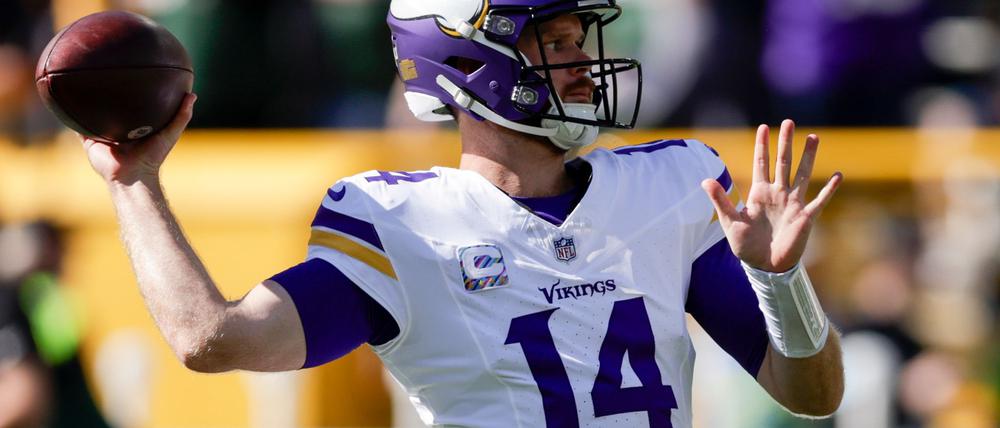 Sam Darnold führte die Minnesota Vikings zum nächsten Sieg.