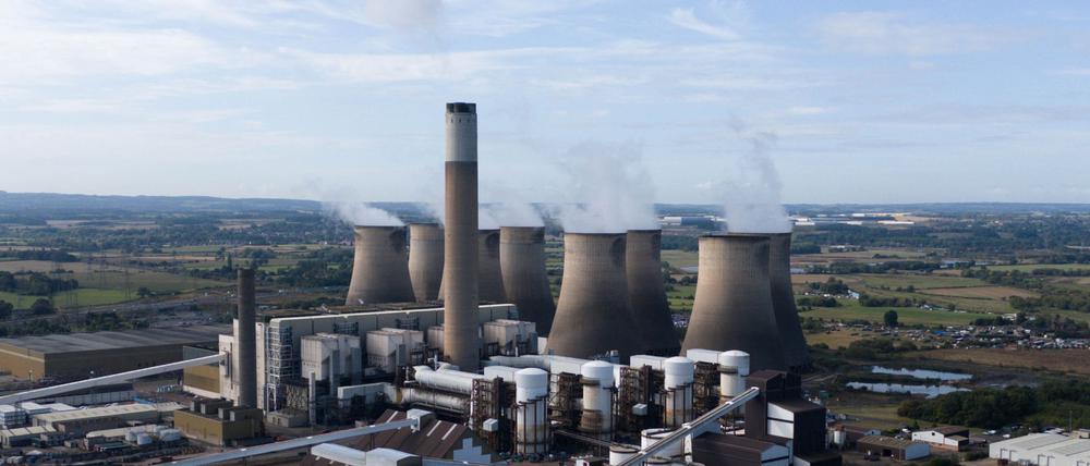 Großbritanniens letztes Kohlekraftwerk in Ratcliffe-on-Soar südwestlich von Nottingham wird geschlossen.
