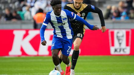 Boris Lum ist der jüngste Profi in Herthas Fußball-Historie. 