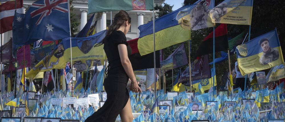 Gedenken an die Opfer. Der Kampf um Unabhängigkeit hat die Ukraine zur Nation gemacht.