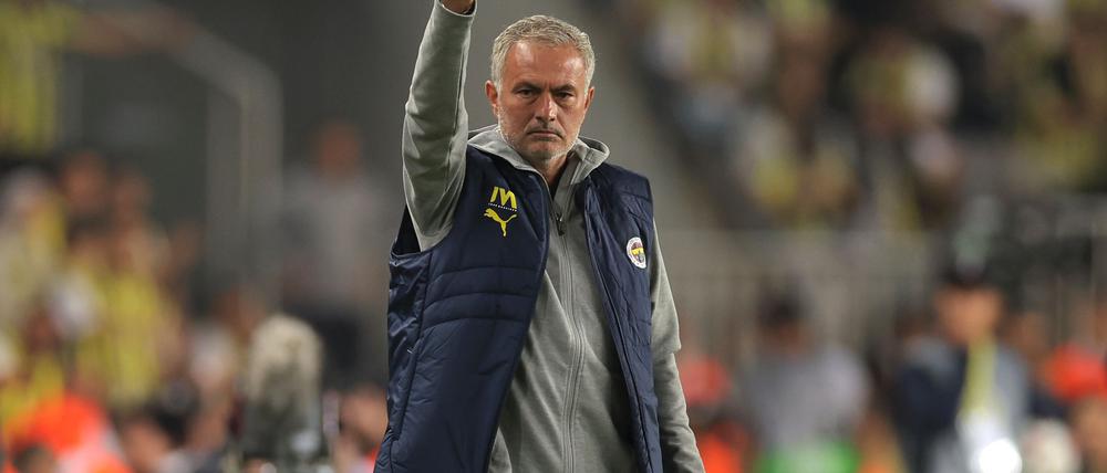 Star-Trainer José Mourinho zeigte in einem Liga-Spiel einen besonderen Protest.