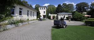 Vereinsgelände mit Vereinsheim des ESV Lok Potsdam