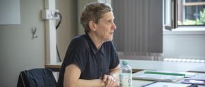 Felicitas Hoppe bei der Schreibwerkstatt an der Freien Universität Berlin.
