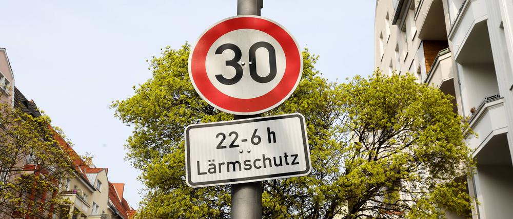 Langsamer durch Berlin: Auf 600 neuen Teilstrecken soll nachts Tempo dreißig gelten.