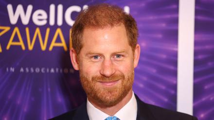 Der britische Prinz Harry nimmt an der Verleihung der WellChild Awards 2024 in London teil.