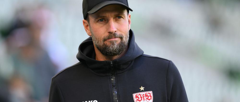 Trifft mit dem VfB Stuttgart am Dienstag auf Sparta Prag: Trainer Sebastian Hoeneß.