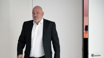 Will offen ins erste Gespräch mit der SPD gehen: Brandenburgs BSW-Landesvorsitzender Robert Crumbach (Archivbild).