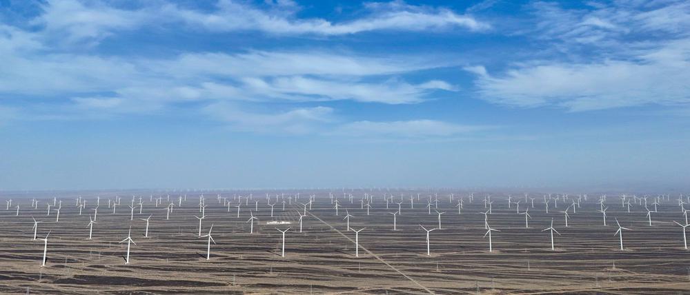 China hat zwischen 2014 und 2023 fast dreimal so viel wie die USA und doppelt so viel wie Europa in Erneuerbare Energien investiert. (Archivbild)