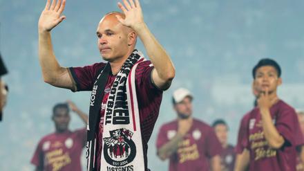 Spaniens Ex-Nationalspieler Iniesta hat eine Erklärung angekündigt.