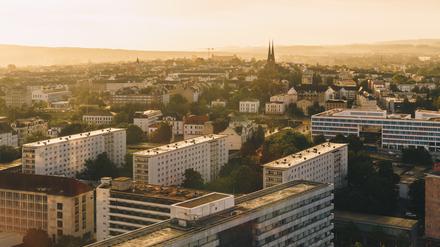 Ansicht von Chemnitz, der Kulturhauptstadt Europas 2025