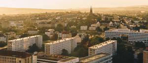 Ansicht von Chemnitz, der Kulturhauptstadt Europas 2025