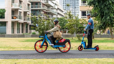 Umbenennung des E-Scooter-Vermieters von "Tier" in "Dott" 