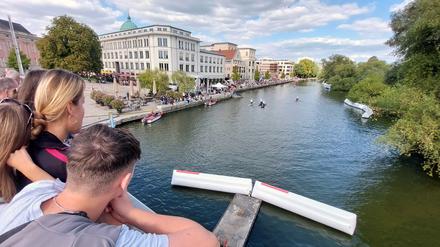 Der Kanusprint / Kanalsprint in der Alten Fahrt Potsdam