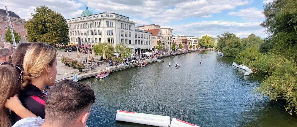Der Kanusprint / Kanalsprint in der Alten Fahrt Potsdam