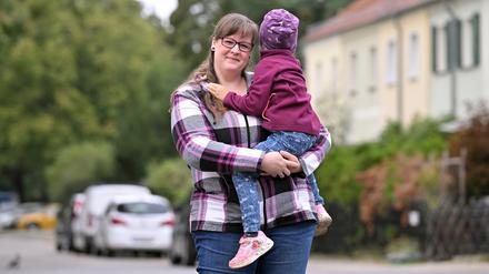 Tabea Gramberg zieht ihre Tochter allein groß.
