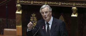 Nach monatelanger Politikkrise in Frankreich legte der neue Premier Barnier heute im Parlament in Paris eine Regierungserklärung ab.
