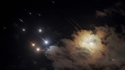 Iranische Raketen über Tel Aviv
