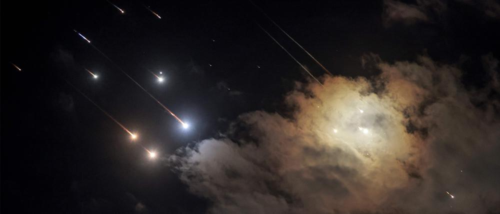 Iranische Raketen über Tel Aviv