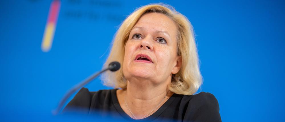 Nancy Faeser (SPD), Bundesministerin für Inneres und Heimat