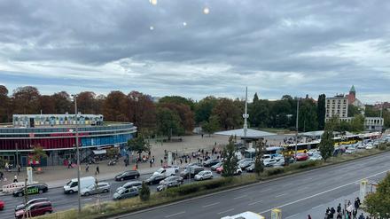 Münsingerpark am Rathaus Spandau.
