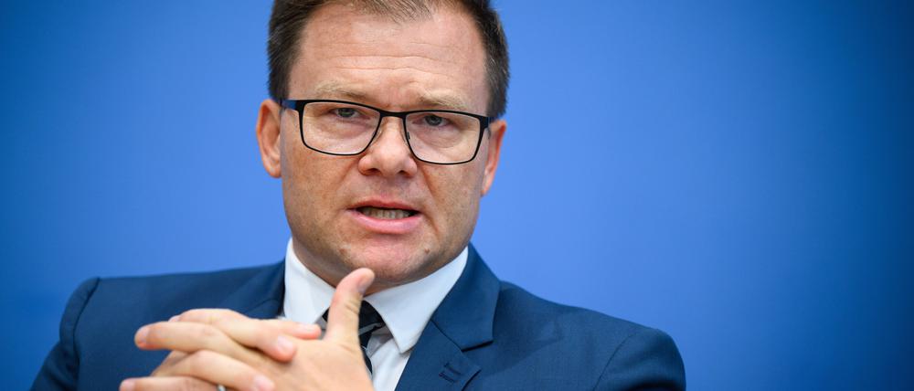 Carsten Schneider (SPD), Staatsminister für die neuen Bundesländer und Beauftragter der Bundesregierung für Ostdeutschland.