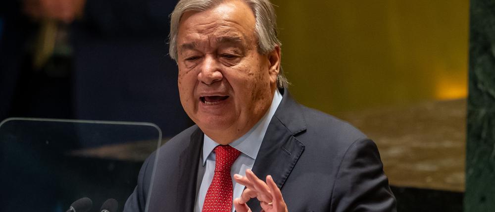 UN-Generalsekretär Guterres erhält in Israel Einreiseverbot. (Archivbild)