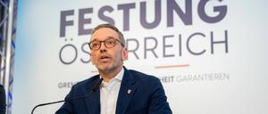 FPÖ-Chef Herbert Kickl gilt als extrem rechts. Bisher will keiner mit dem Wahlsieger in Österreich koalieren.