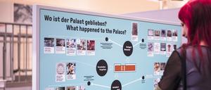 Blick in die Sonderausstellung zum Palast der Republik, c: Stiftung Humboldt Forum im Berliner Schloss
Hin und weg - Palast der Republik