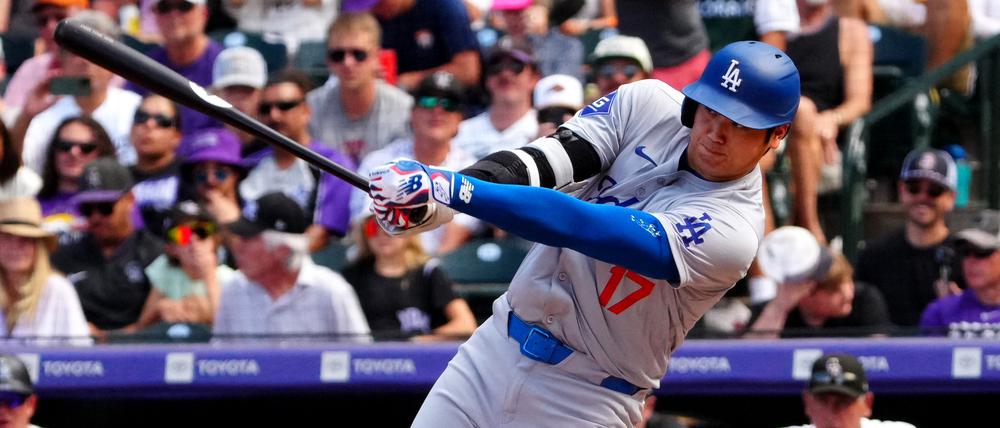 Shohei Ohtani erreichte in seiner ersten Saison bei den LA Dodgers gleich Historisches.