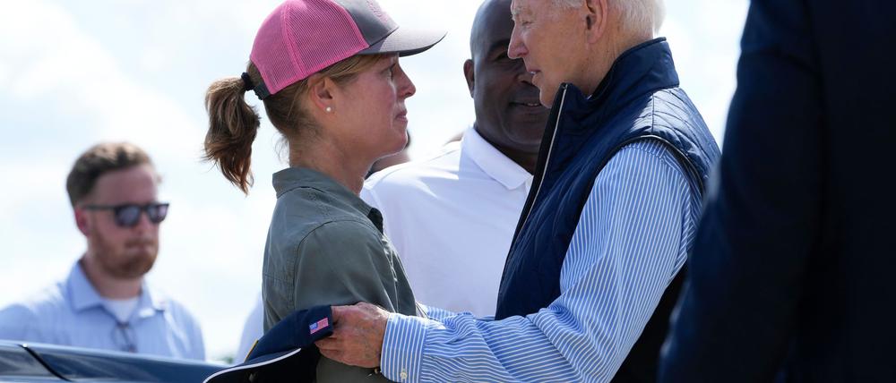 „Wir lassen Euch nicht im Stich“, verspricht Biden den Betroffenen.