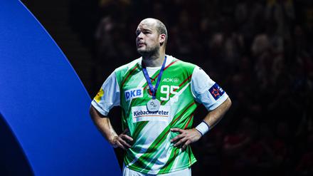 Oft dekoriert: Paul Drux nach dem Finale in der Europa-Liga im Jahr 2023