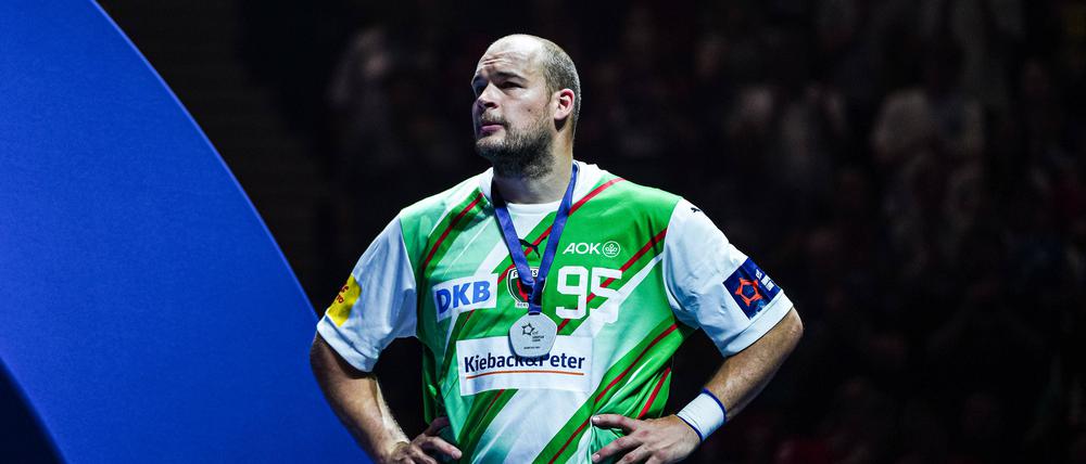Oft dekoriert: Paul Drux nach dem Finale in der Europa-Liga im Jahr 2023