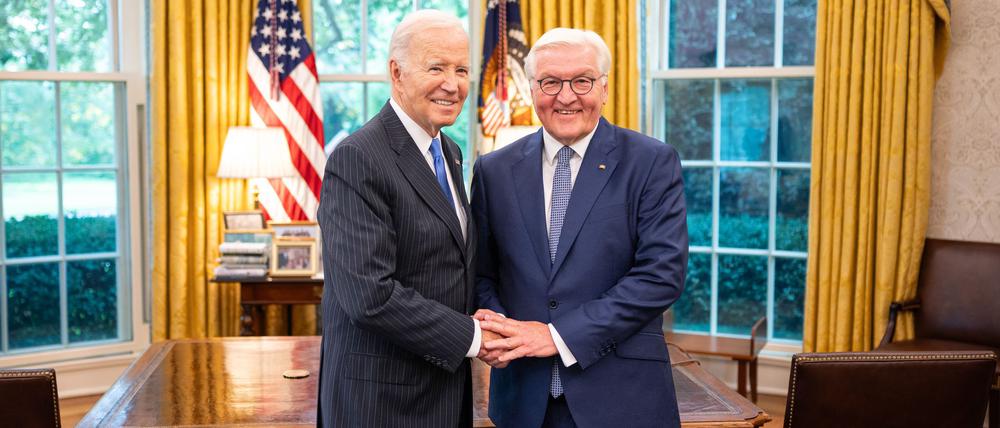 Höchste Ehren für Biden bei Deutschlandbesuch. (Archivbild)