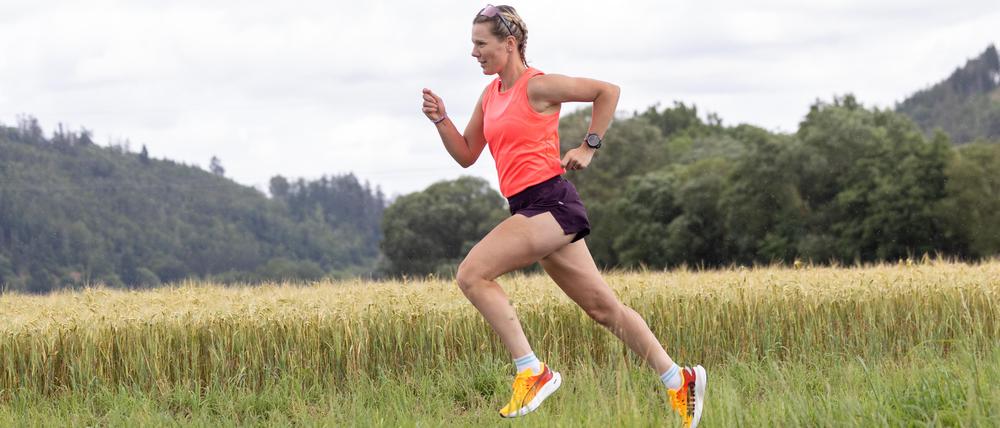 Vor sich hineilender Alltag: Lauf-Influencerin Joyce Hübner hat rund 300.000 Follower.