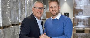 Die Geschäftsführer André Reich und Steven Reinhold hatten sich in einer landesweiten Ausschreibung gegen DHL und Dachser durchgesetzt. 