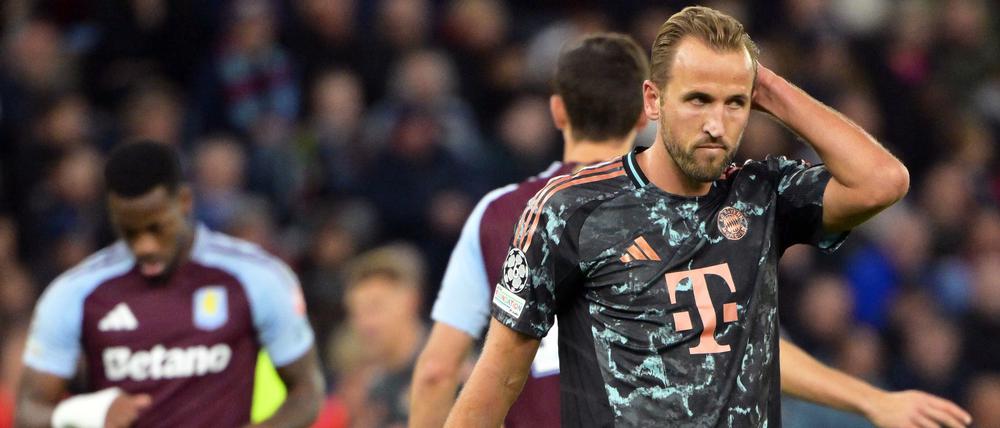 Verlor mit den Bayern am Mittwoch bei Aston Villa: Stürmerstar Harry Kane.