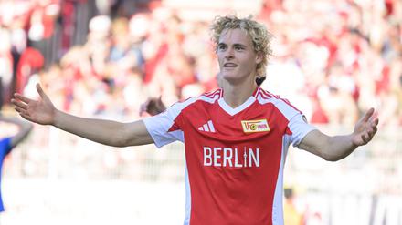 Im Heimspiel vor zwei Wochen gegen Hoffenheim erzielte Tom Rothe sein erstes Tor für Union.