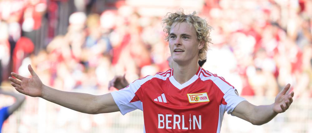 Im Heimspiel vor zwei Wochen gegen Hoffenheim erzielte Tom Rothe sein erstes Tor für Union.