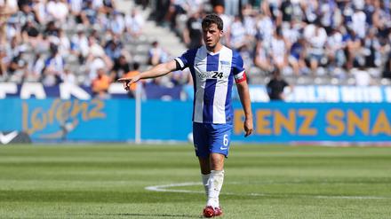 Diego Demme ist im Sommer 2024 von der SSC Neapel zu Hertha BSC gewechselt. Am Sonnabend spielt Hertha bei Schalke 04 (20.30 Uhr/Sky und Sport1).