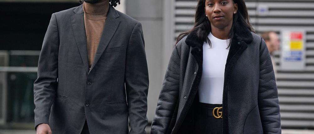 Die Athleten Bianca Williams (r.) und Ricardo dos Santos warfen der Polizei vor, sie aus rassistischen Gründen kontrolliert zu haben. (Archivbild)