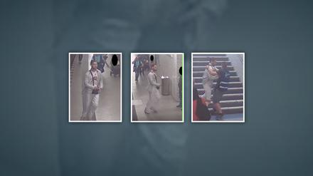 Mit der Veröffentlichung von Bildern bittet die Polizei Berlin um Mithilfe bei der Suche nach einem Tatverdächtigen. 