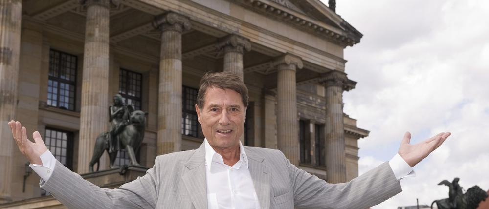 Der Sänger Udo Jürgens 2009 in Berlin auf dem Gendarmenmarkt. (Archivfoto)