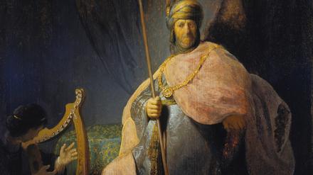 Ein Frühwerk von Rembrandts eigener Hand: „David spielt die Harfe vor Saul“ von 1630/31 aus dem Frankfurter Städel.
