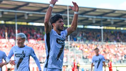 Damar erzielt das einzige Tor beim 1:0-Erfolg der SV Elversberg gegen den 1. FC Kaiserslautern.