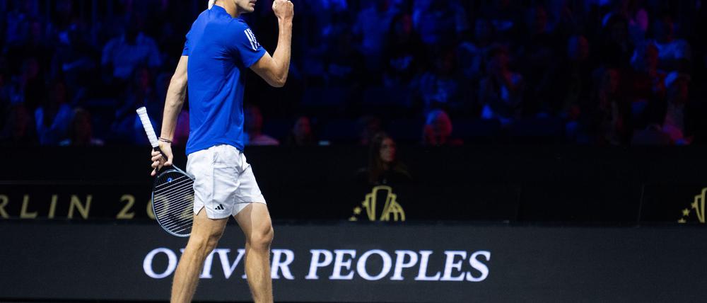 Alexander Zverev hatte nach dem Laver Cup in Berlin eine kurze Turnierpause eingelegt.