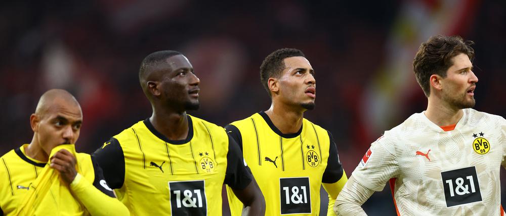 Die Profis von Borussia Dortmund wirkten ziemlich ratlos nach dem 1:2 gegen den 1. FC Union.