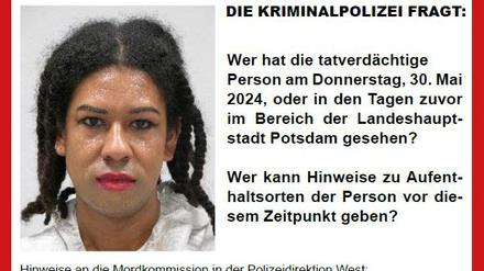 Wachmann in Potsdam getötet: Fahndungsplakat veröffentlicht.